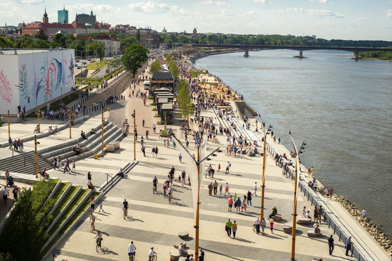 Vistula Boulevards, Warsaw (Poland)
