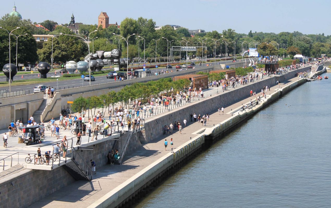 Vistula Boulevards, Warsaw (Poland)