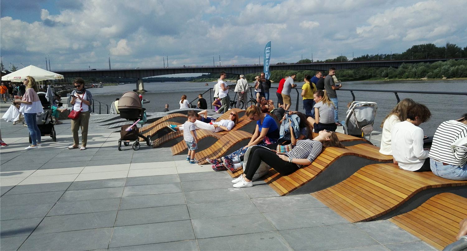 Vistula Boulevards, Warsaw (Poland)